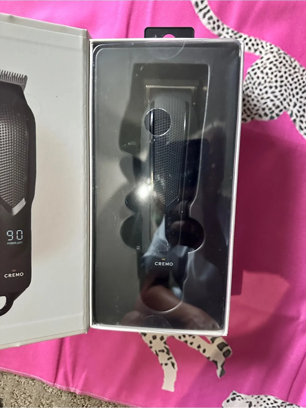 Cremo Black Hair Clipper – Professional Men's Grooming